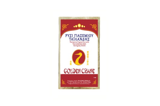 Jasmine Rice Thai Hom Mali AAAAA 1kg GOLDEN CRANE Jasmine Rice Thai Hom Mali AAAAA 1kg GOLDEN CRANE