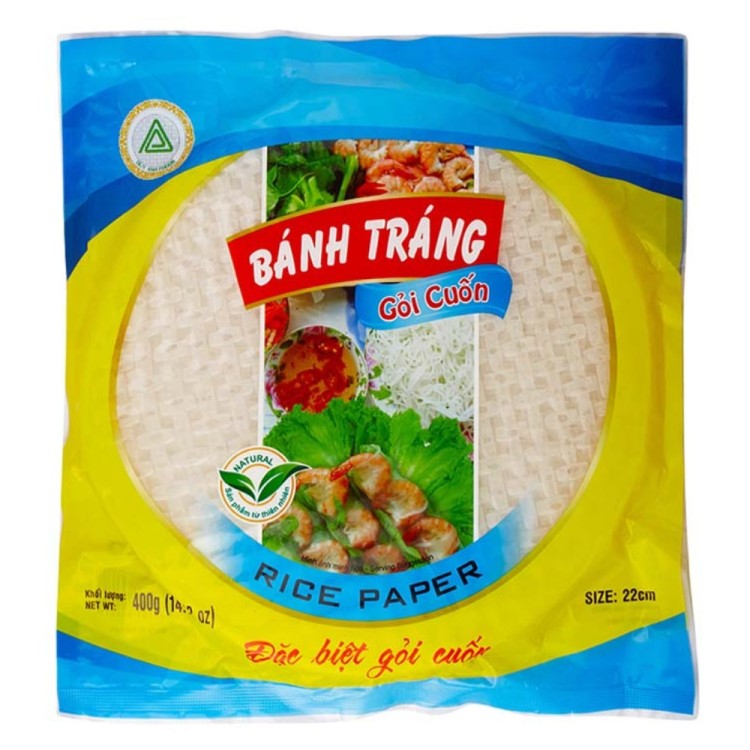 Φύλλα Ρυζιού Στρογγυλά 22cm 400g DUY ANH