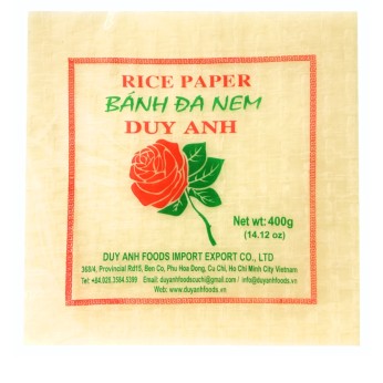 Φύλλα Ρυζιού Τετράγωνα 22cm 400g DUY ANH