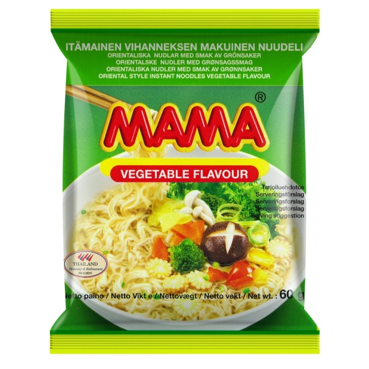Intsant Noodles Vegetables 60g MAMA