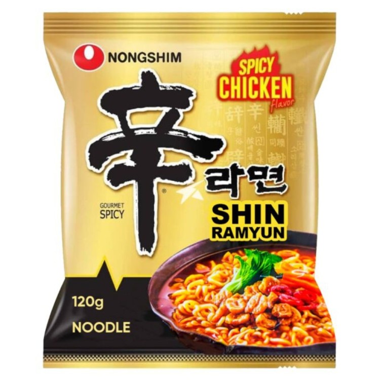 Στιγμιαία Νουντλς Με Γεύση Κοτόπουλο Shin Ramyun 120g NONGSHIM Στιγμιαία Νουντλς Με Γεύση Κοτόπουλο Shin Ramyun 120g NONGSHIM