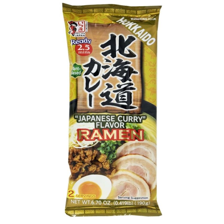 Hokkaido Curry Ramen 190g (2p) ITSUKI