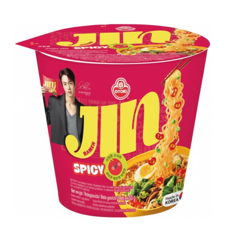 Instant Noodles Jin Hot Ramen Cup 65g OTTOGI