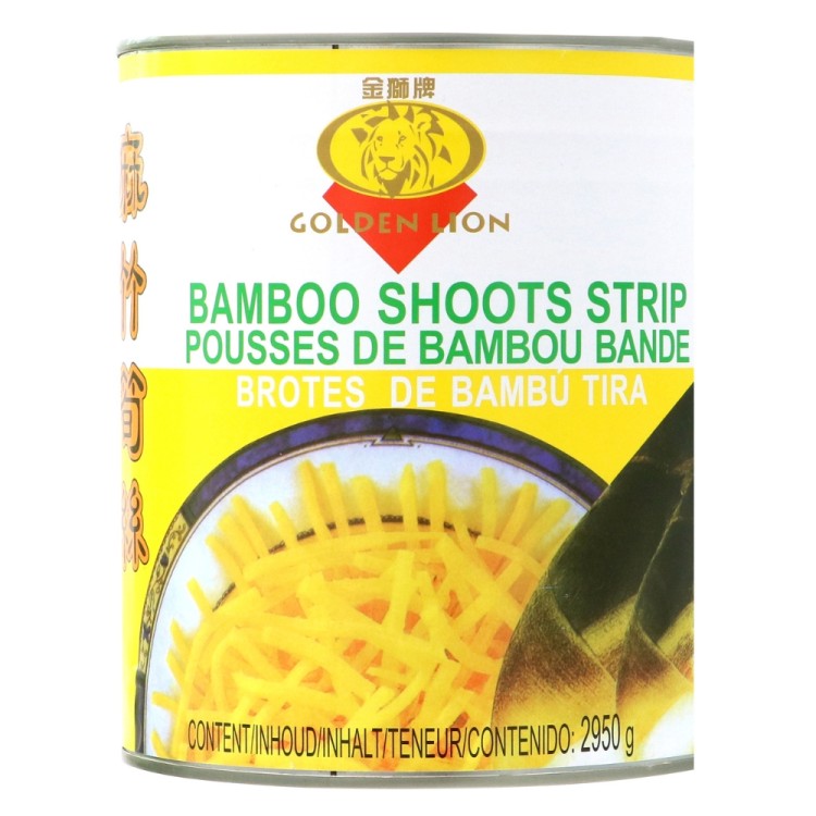 Canned Bamboo Shoot Strips 2,95kg GOLDEN LION