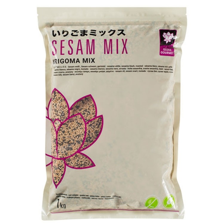 Roasted White & Black Sesame Mix 1 kg GLOBE GOURMET