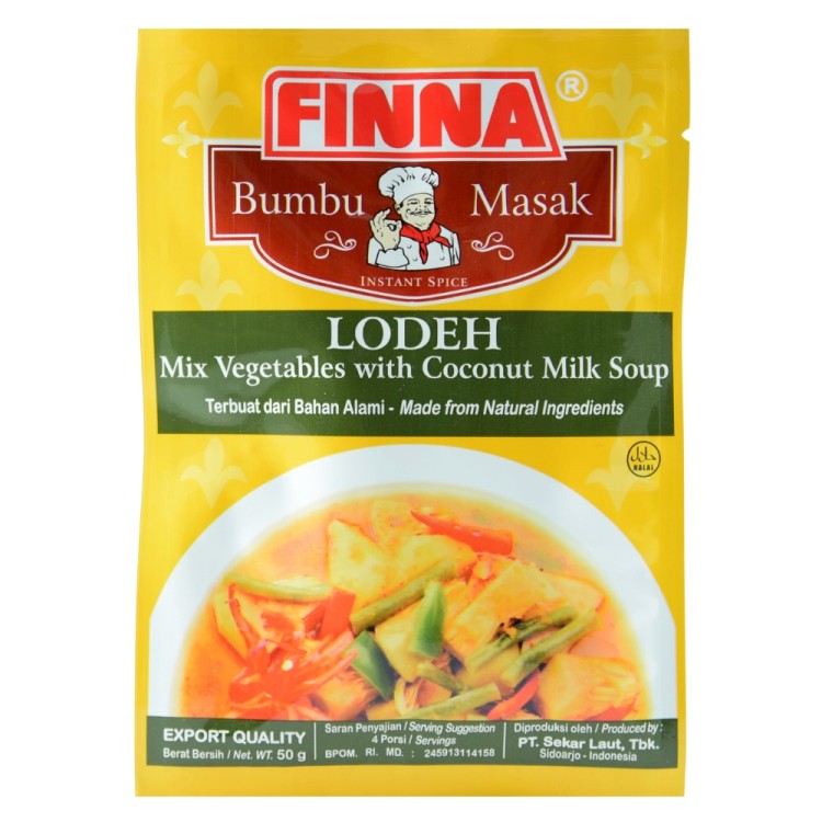 Herbs And Spices  Paste Lodeh 50G, FINNA