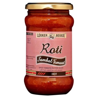 Πάστα Τσίλι Σάμπαλ Ρότι Ντομάτα Καυτερή 290ml LEKKER-BEKKIE