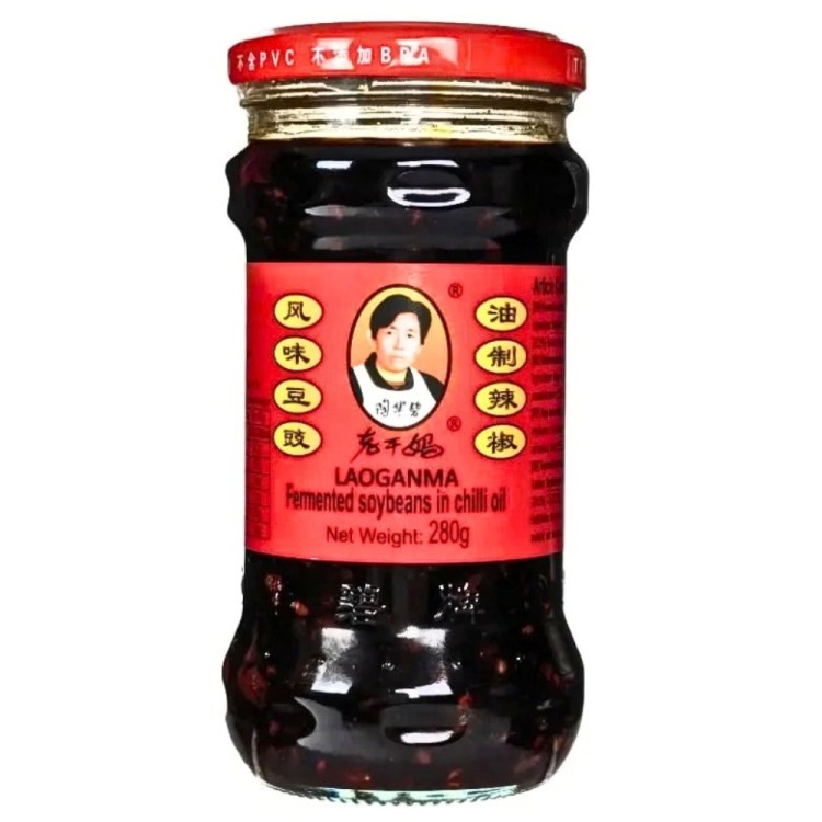 Fermented Soybeans in Chilli Oil 280 g LAO GAN MA