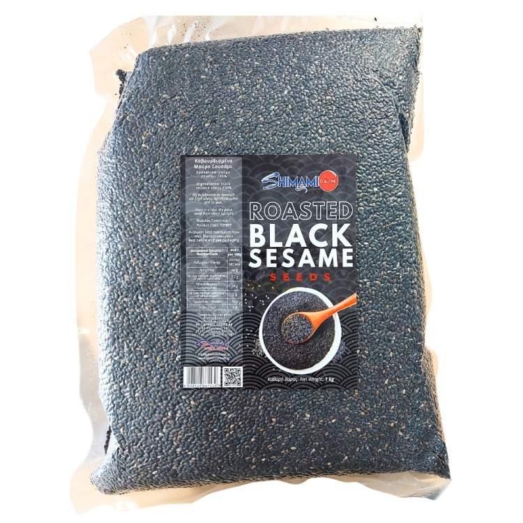 Μαύρο Σουσάμι Καβουρντισμένο - Irigoma Kuro 1kg SHIMAMI Μαύρο Σουσάμι Καβουρντισμένο - Irigoma Kuro 1kg SHIMAMI