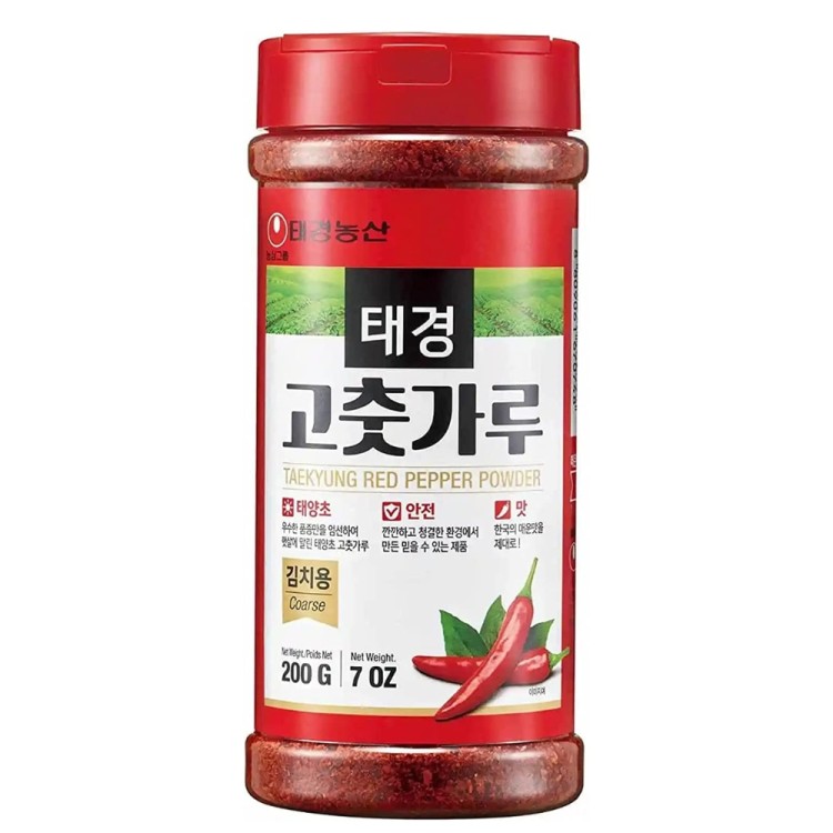 Red Pepper Powder Coarse Gochugaru 200g NONGSHIM TAEKYUNG