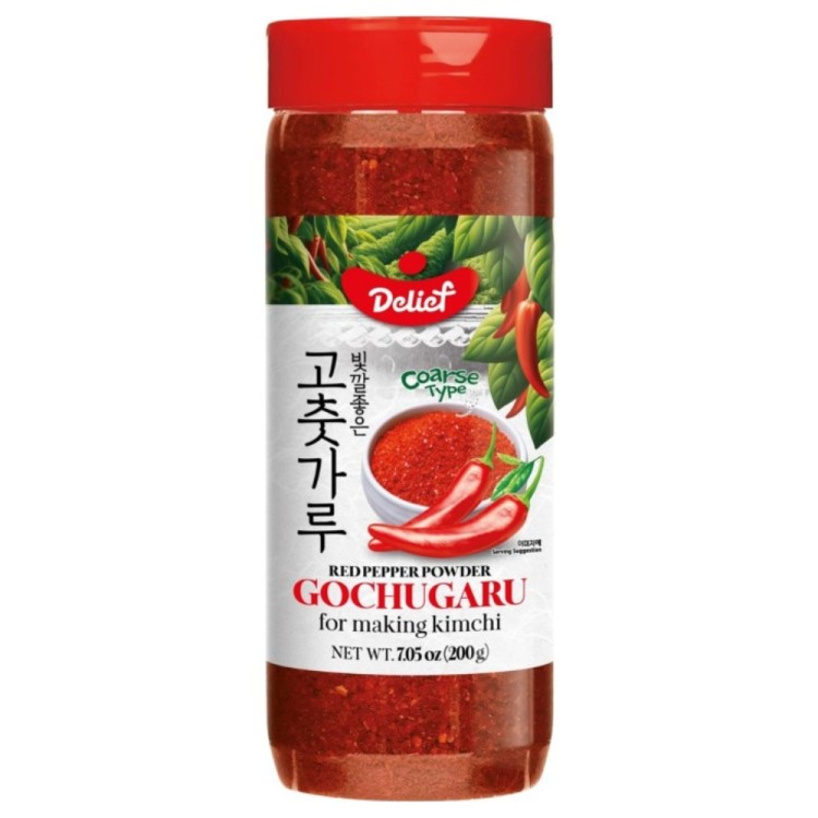 Red Pepper Powder for Kimchi - Gochugaru 200g DELIEF