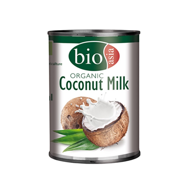 Organic Coconut Milk 17% Fat 400ml BIOASIA Organic Coconut Milk 17% Fat 400ml BIOASIA