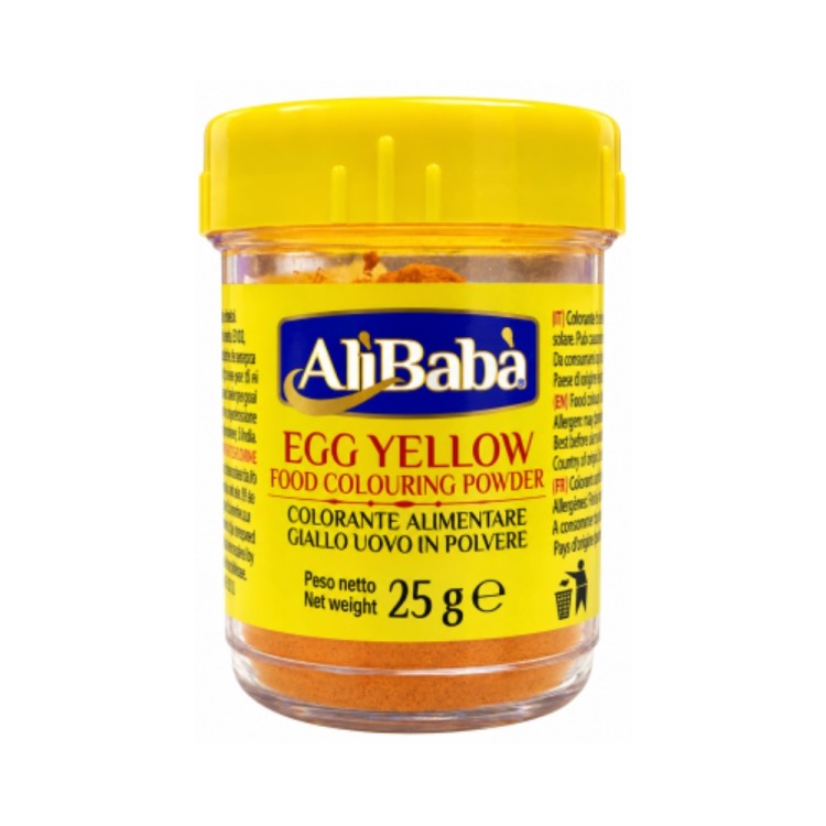 Κίτρινο Χρώμα Τροφίμων 25g ALIBABA