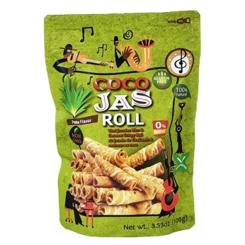 Πουράκια Καρύδας με Γεύση Παντάν 100g COCO RIZ