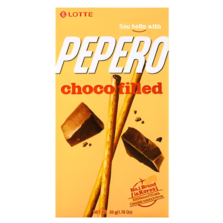 Pepero Γλυκά Κριτσίνια με Γέμιση Σοκολάτας 50g LOTTE