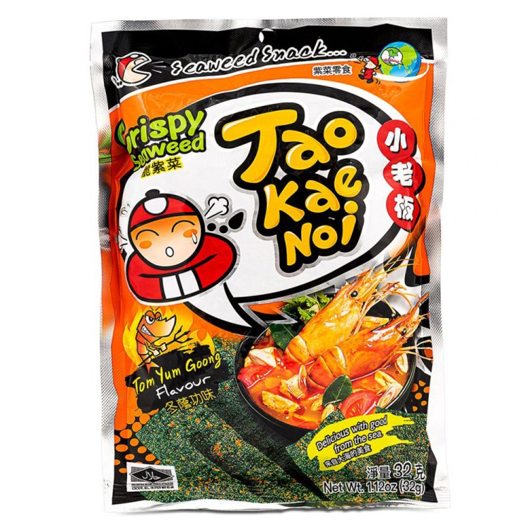 Σνακ από Φύκια Τομ Γιαμ 32g TAO KAE NOI