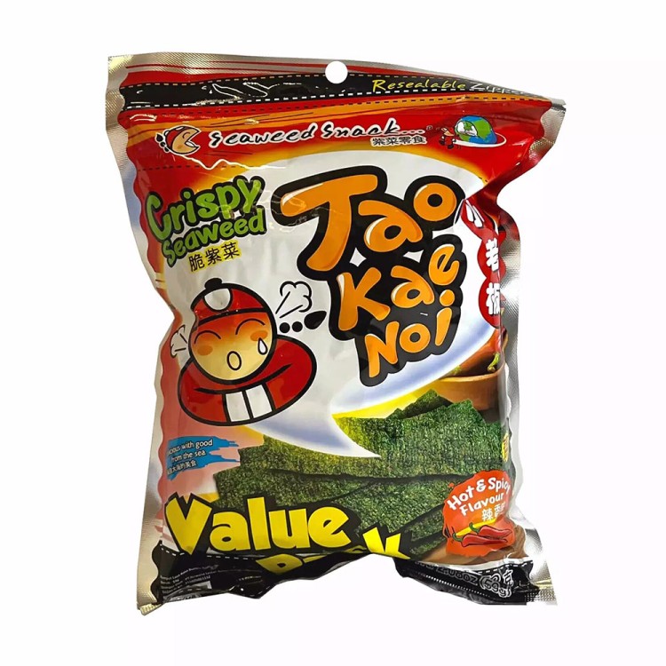 Crispy Seaweed Snack Hot & Spicy Flavour 59g TAO KAE NOI
