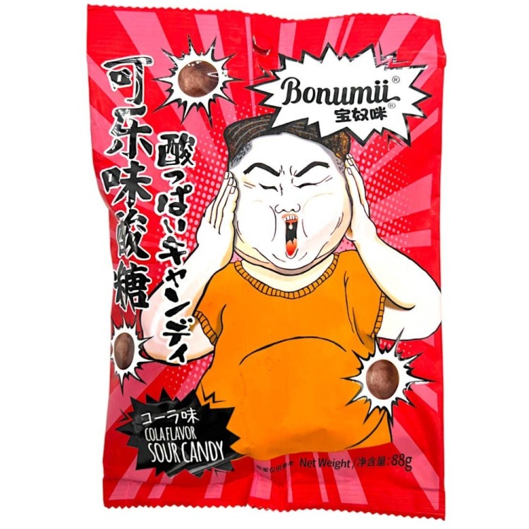 Sour Candy Cola Flavour 88g BONUMII