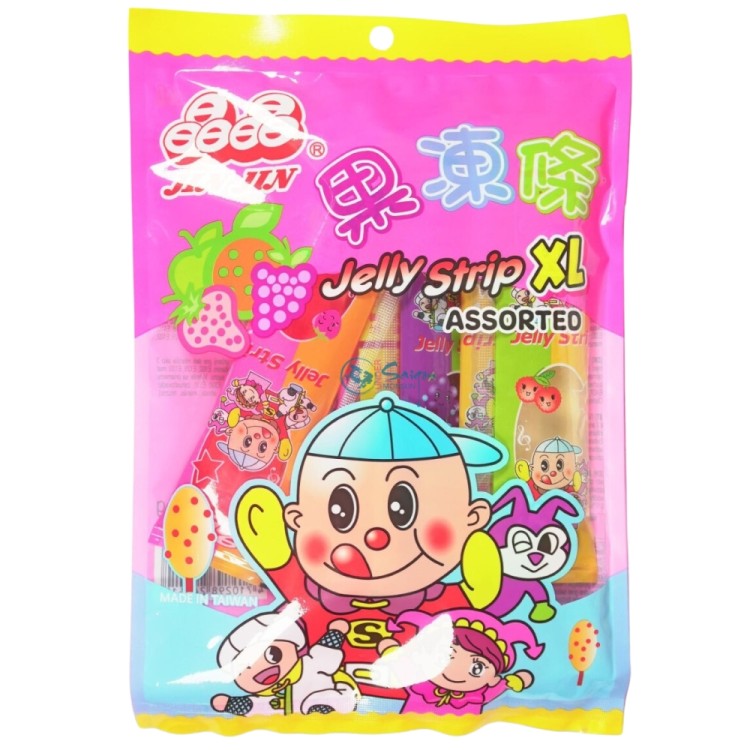Fruit Jelly Strips XL Assorted 300g JIN JIN