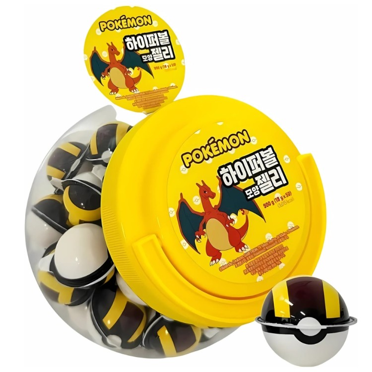 Ζελεδάκια Με Γεύση Ανανά σε Poke Ball 18g POKEMON