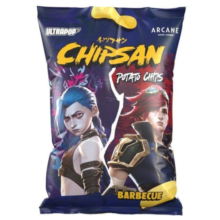 Πατατάκια Με Γεύση BBQ 110g, CHIPSAN