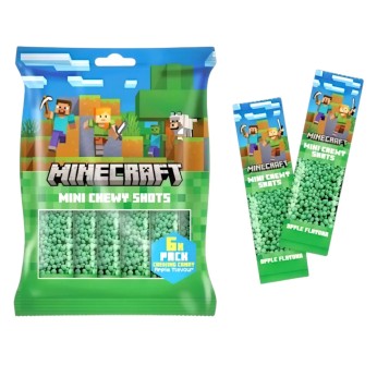 Mini Chewy Shots Candy 6×15g MINECRAFT