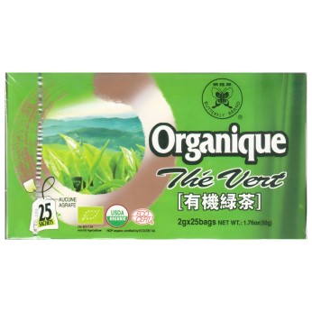 Organic Green Tea Sachets 50g (25x2g) BUTTERFLY