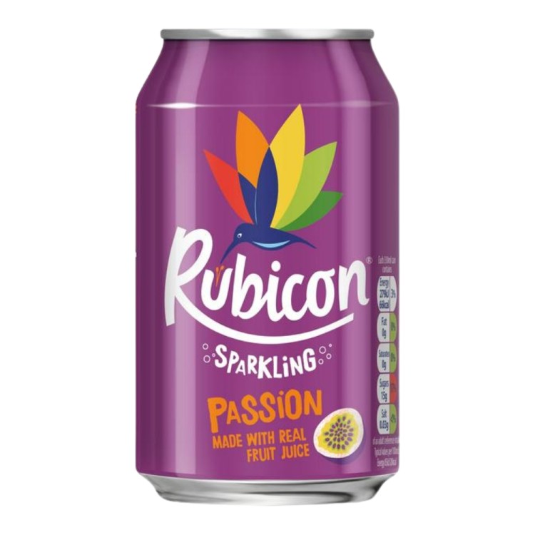 Passionfruit Flavored Sparkling Softdrink 330ml RUBICON