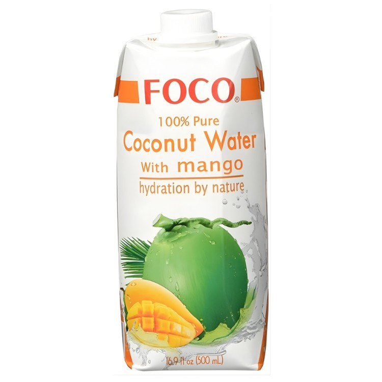 Coconut Water with Mango 500ml FOCO