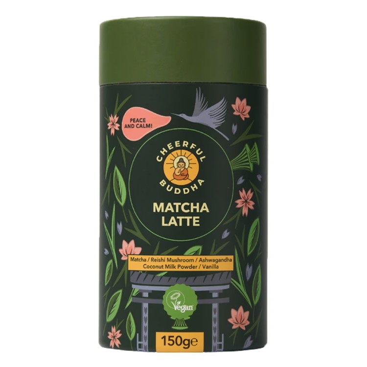 Matcha Latte με Reishi και Ashwaganda 150g CHEERFUL BUDDHA