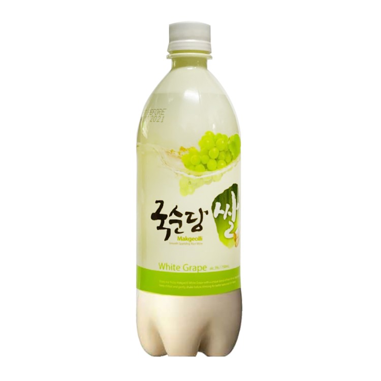 Makgeolli Rice Wine White Grape Flavour 750ml vol. 4% KOOK SOON DANG Makgeolli Rice Wine White Grape Flavour 750ml vol. 4% KOOK SOON DANG