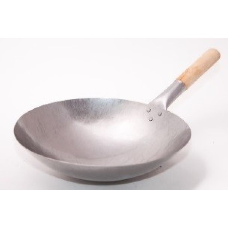 Wok Iron Round Bottom 12''