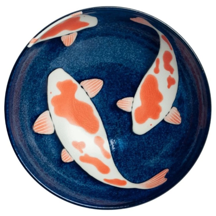 Bowl Koi Design 21,5x8cm