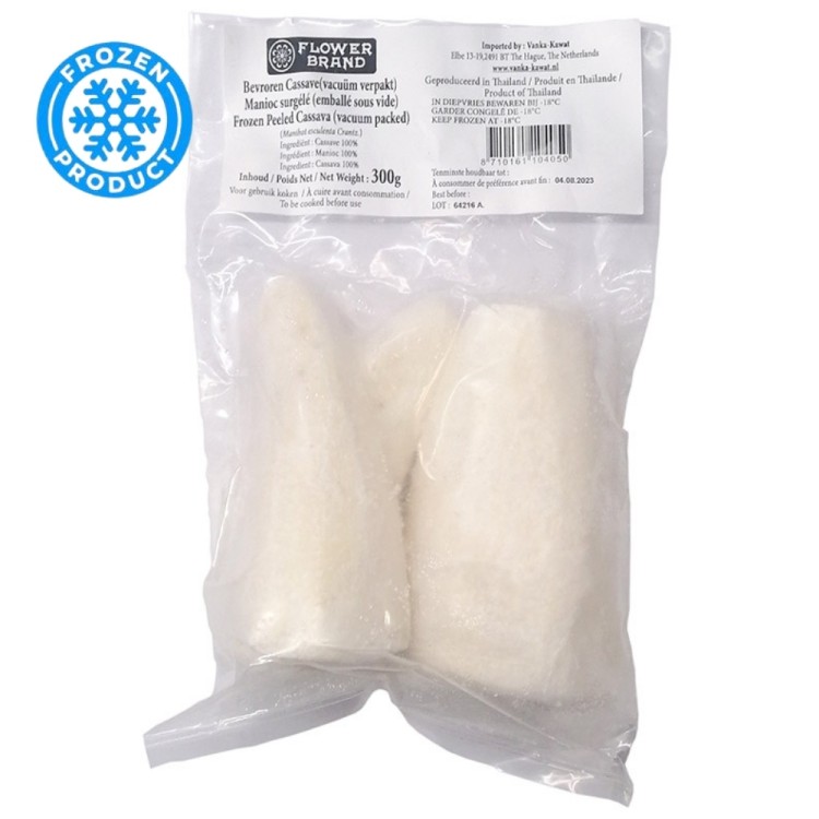 Κατεψυγμένη Αποφλοιωμένη Κασάβα 300g FLOWER BRAND