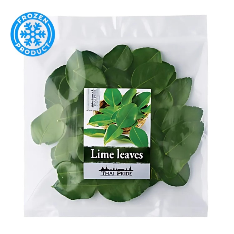 Kaffir Lime Leaves Frozen 100g THAI PRIDE Kaffir Lime Leaves Frozen 100g THAI PRIDE