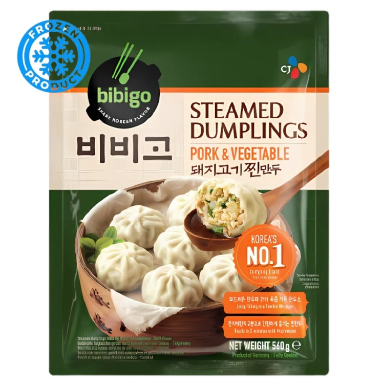 Κατεψυγμένα Γκιόζα με Χοιρινό & Λαχανικά για Μαγείρεμα στον Ατμό 600g BIBIGO