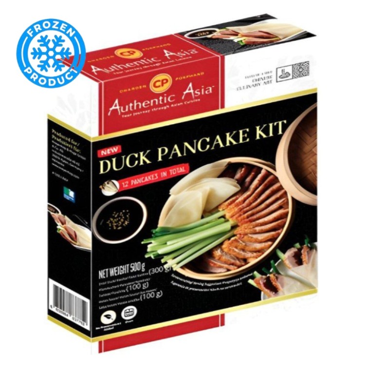 Aromatic Crispy Peking Duck with 12 Pancakes and Hoisin Sauce Frozen 500g CP AUTHENIC ASIA