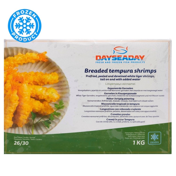 Γαρίδες Τεμπούρα Κατεψυγμένες 1000g(50x20g) DAYSEADAY
