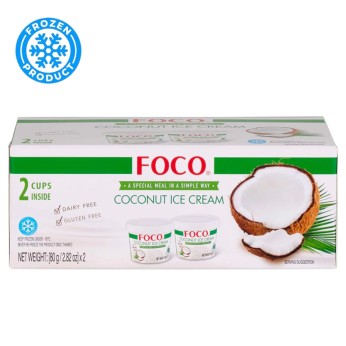 Παγωτό Καρύδας σε Κύπελλο 160g (2x80g) FOCO