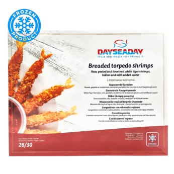 Γαρίδες Παναρισμένες Torpedo 26/30 Κτψ 800g DAYSEADAY