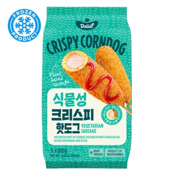 Corn Dog Κορεάτικο Φυτικό Κατεψυγμένο 400g DELIEF