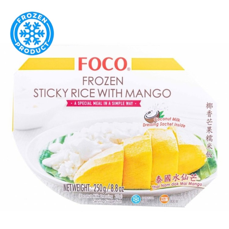 Sticky Rice with Mango Frozen 250g FOCO