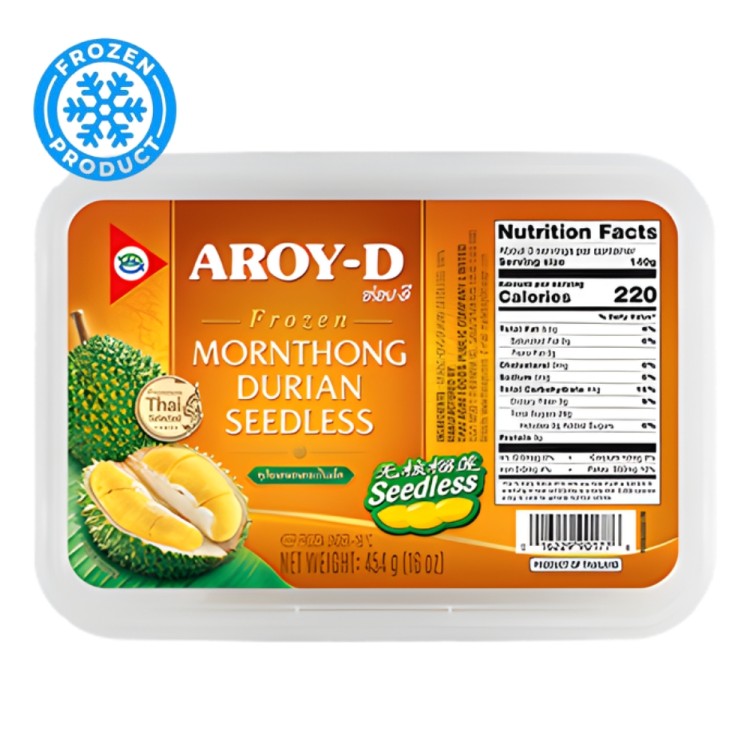 Durian Fruit Fillet Frozen 454g AROY-D
