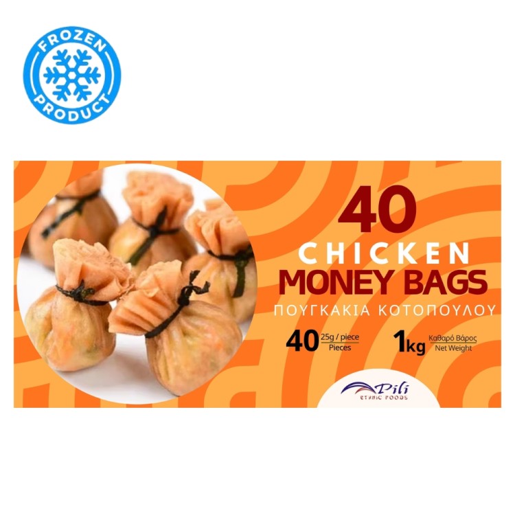 Money Bags with Chicken Frozen 1kg (40x25g) PILI