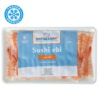 Γαρίδα Για Σούσι 4L Βρασμένη, Καθαρισμένη 220g (20 Γαρίδες) SEAFOOD MARKET
