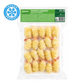 Potato String Wrapped Shrimps Fr. 500G 20 shrimps SEACON
