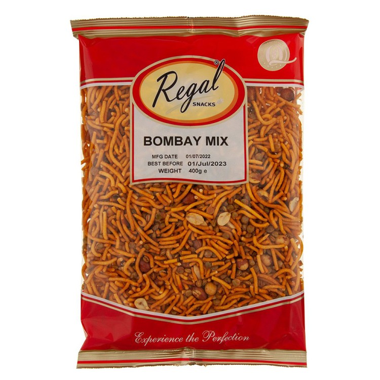 Σνακ από Ξηρούς Καρπούς και Ζυμαρικά Bombay Mix 400g REGAL