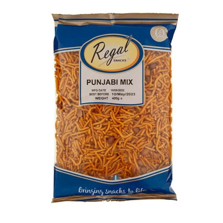 Σνακ από Ξηρούς Καρπούς και Ζυμαρικά Punjabi Mix 375g REGAL