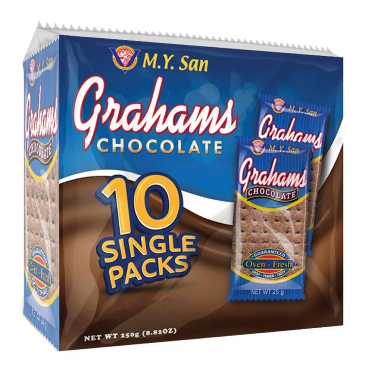 Μπισκότα Ολικής με Γεύση Σοκολάτας 250g (10x25g) MY SAN