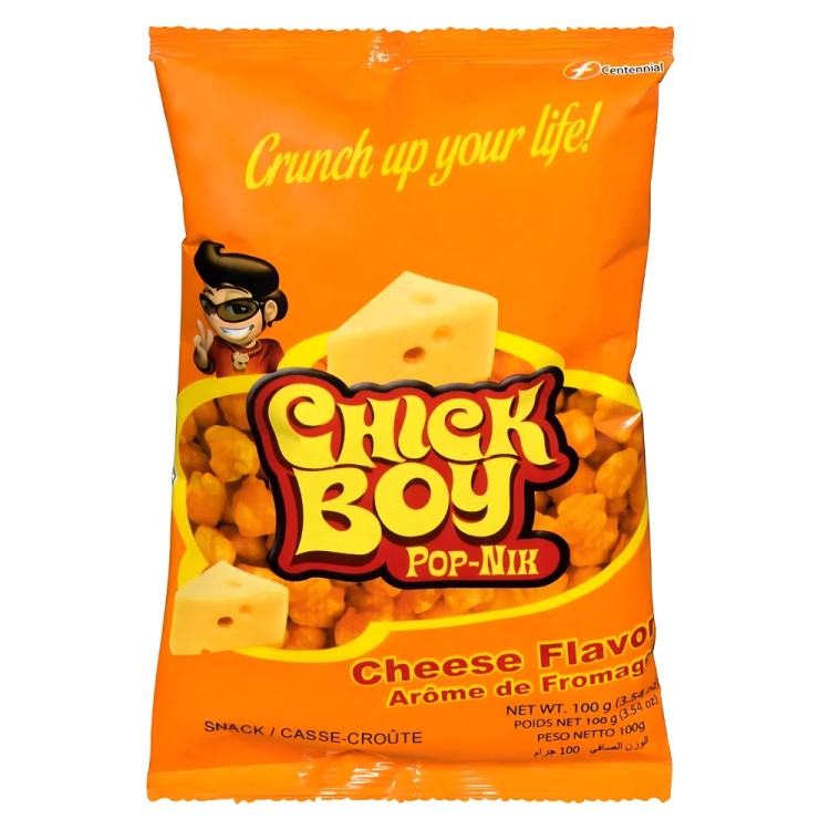 Chickboy Pop-Nik Cheese Flavour 100g CENTENNIAL